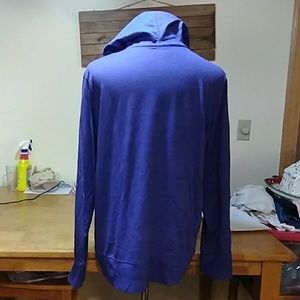 Purple Zip-Up Hoodie Jacket